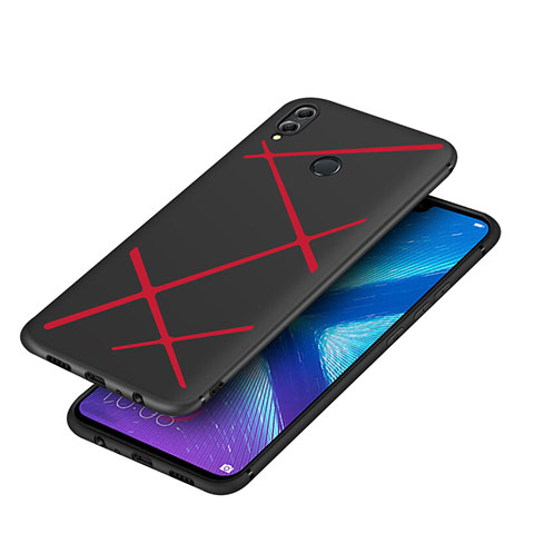 Funda Silicona Goma Twill para Huawei Honor V10 Lite Rojo