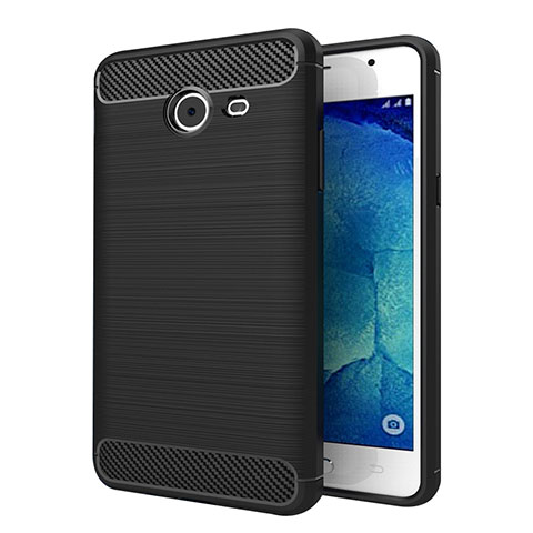 Funda Silicona Goma Twill para Samsung Galaxy J5 (2017) Version Americaine Negro