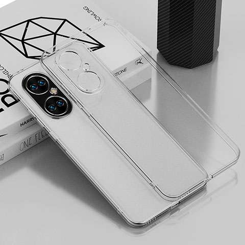 Funda Silicona Ultrafina Carcasa Transparente AN1 para Huawei P50 Pro Claro