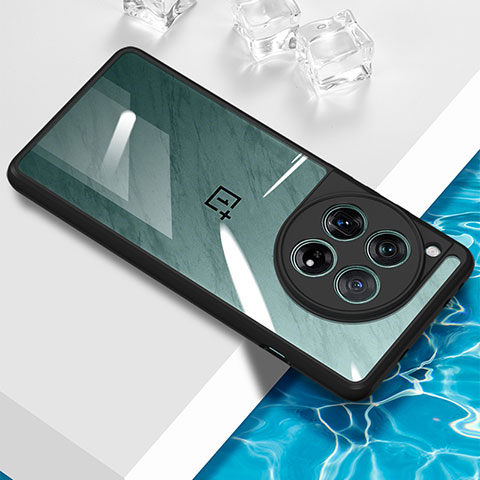 Funda Silicona Ultrafina Carcasa Transparente BH1 para OnePlus 12R 5G Negro