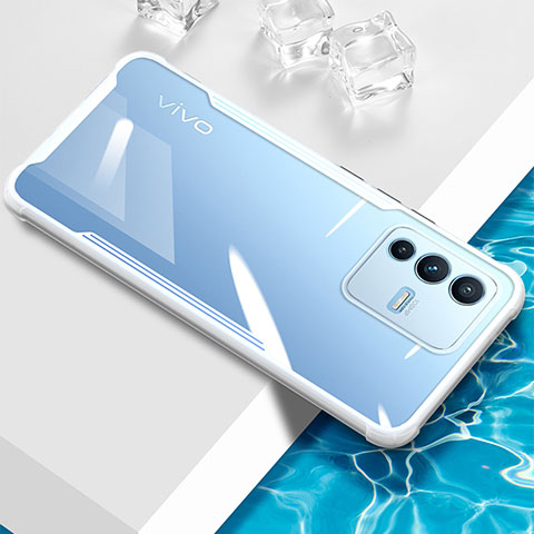 Funda Silicona Ultrafina Carcasa Transparente BH1 para Vivo V23 Pro 5G Blanco