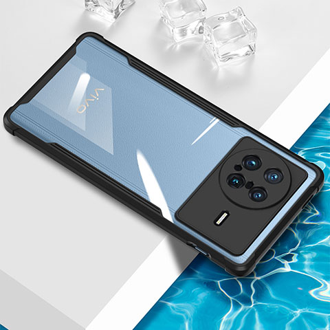 Funda Silicona Ultrafina Carcasa Transparente BH1 para Vivo X Note Negro