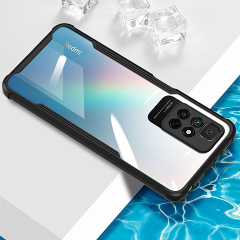 Funda Silicona Ultrafina Carcasa Transparente BH1 para Xiaomi Poco M4 Pro 5G Negro