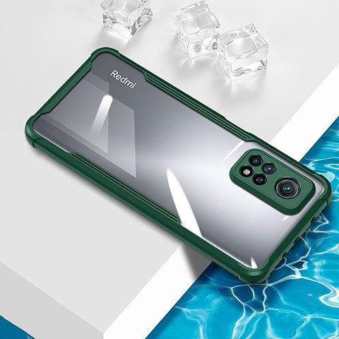 Funda Silicona Ultrafina Carcasa Transparente BH1 para Xiaomi Redmi K30S 5G Verde