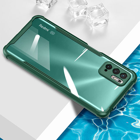 Funda Silicona Ultrafina Carcasa Transparente BH1 para Xiaomi Redmi Note 11 SE 5G Verde