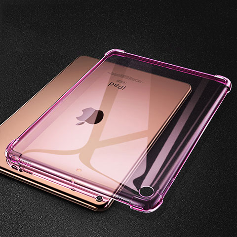 Funda Silicona Ultrafina Carcasa Transparente H01 para Apple iPad Mini 5 (2019) Rosa