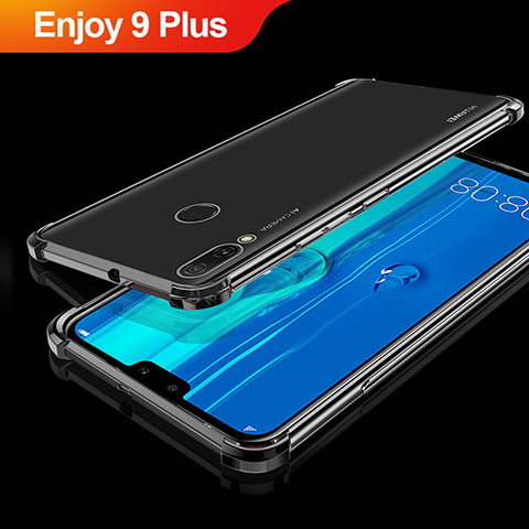 Funda Silicona Ultrafina Carcasa Transparente H01 para Huawei Enjoy 9 Plus Negro