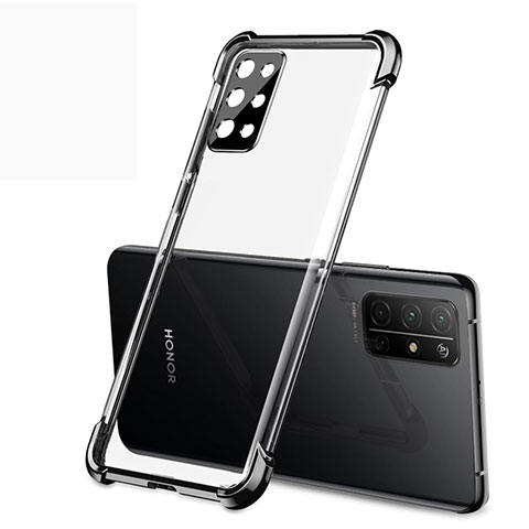 Funda Silicona Ultrafina Carcasa Transparente H01 para Huawei Honor 30S Negro