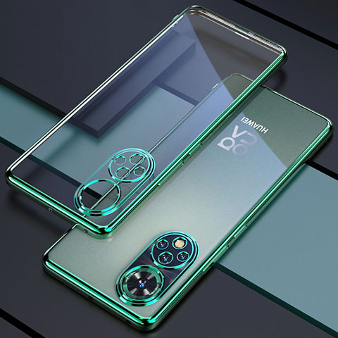 Funda Silicona Ultrafina Carcasa Transparente H01 para Huawei Honor 50 5G Verde