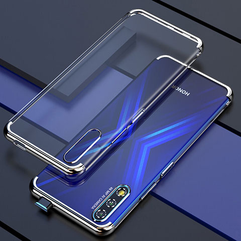 Funda Silicona Ultrafina Carcasa Transparente H01 para Huawei Honor 9X Plata