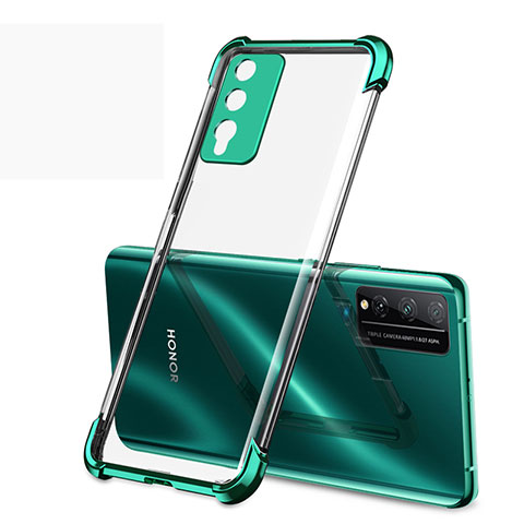 Funda Silicona Ultrafina Carcasa Transparente H01 para Huawei Honor Play4T Pro Verde