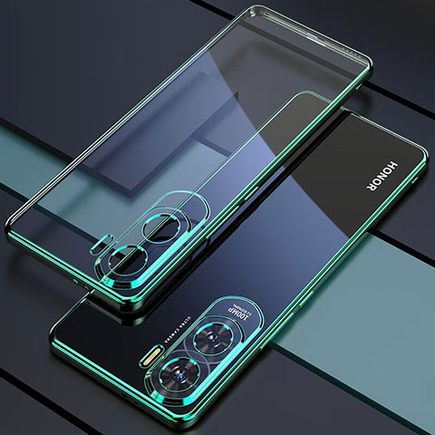 Funda Silicona Ultrafina Carcasa Transparente H01 para Huawei Honor X50i 5G Verde