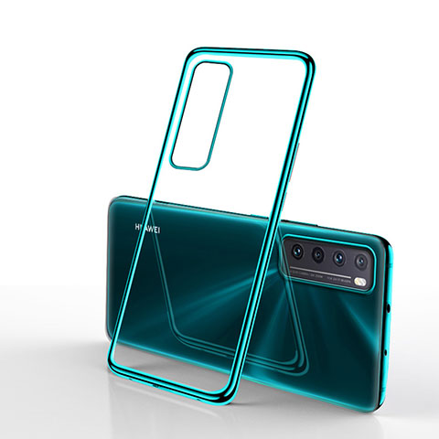 Funda Silicona Ultrafina Carcasa Transparente H01 para Huawei Nova 7 5G Verde