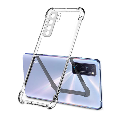 Funda Silicona Ultrafina Carcasa Transparente H01 para Huawei Nova 7 SE 5G Claro