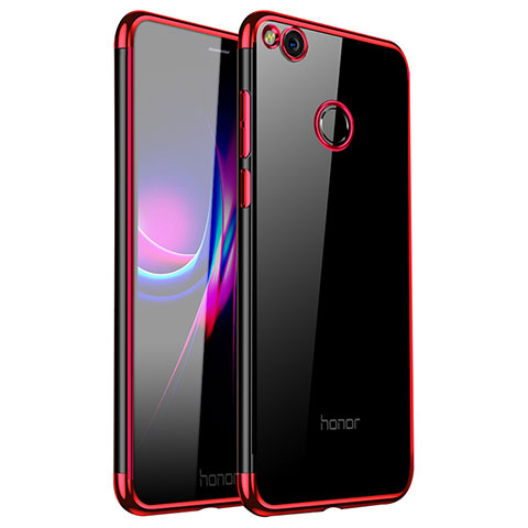 Funda Silicona Ultrafina Carcasa Transparente H01 para Huawei Nova Lite Rojo