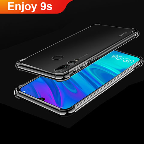 Funda Silicona Ultrafina Carcasa Transparente H01 para Huawei P Smart+ Plus (2019) Negro