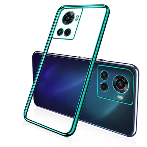 Funda Silicona Ultrafina Carcasa Transparente H01 para OnePlus Ace 5G Verde