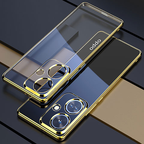 Funda Silicona Ultrafina Carcasa Transparente H01 para Oppo K11 5G Oro