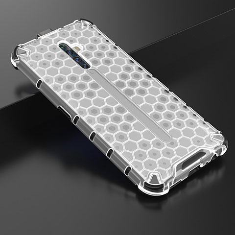 Funda Silicona Ultrafina Carcasa Transparente H01 para Oppo Reno2 Z Blanco