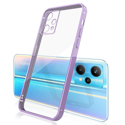 Funda Silicona Ultrafina Carcasa Transparente H01 para Realme 9 Pro 5G Morado