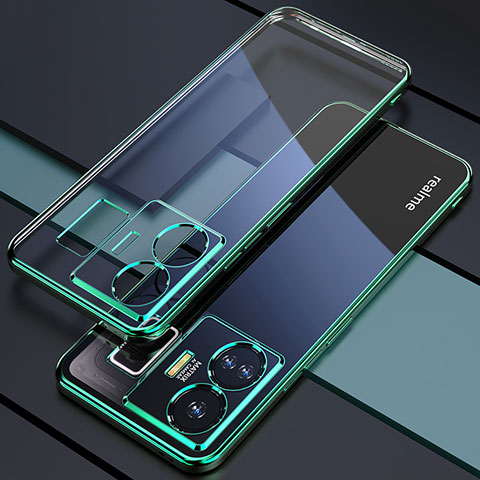 Funda Silicona Ultrafina Carcasa Transparente H01 para Realme GT Neo5 240W 5G Verde