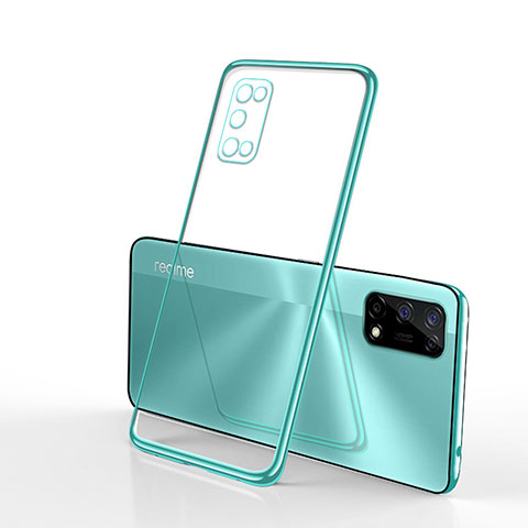 Funda Silicona Ultrafina Carcasa Transparente H01 para Realme Narzo 30 Pro 5G Verde