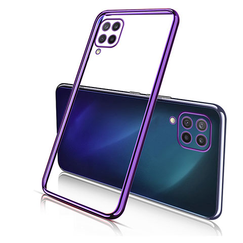 Funda Silicona Ultrafina Carcasa Transparente H01 para Samsung Galaxy M53 5G Morado