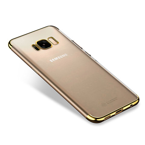 Funda Silicona Ultrafina Carcasa Transparente H01 para Samsung Galaxy S8 Oro