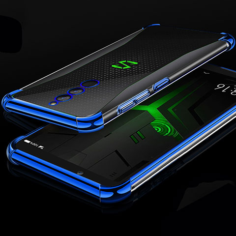 Funda Silicona Ultrafina Carcasa Transparente H01 para Xiaomi Black Shark Helo Azul