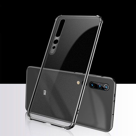 Funda Silicona Ultrafina Carcasa Transparente H01 para Xiaomi Mi 10 Negro