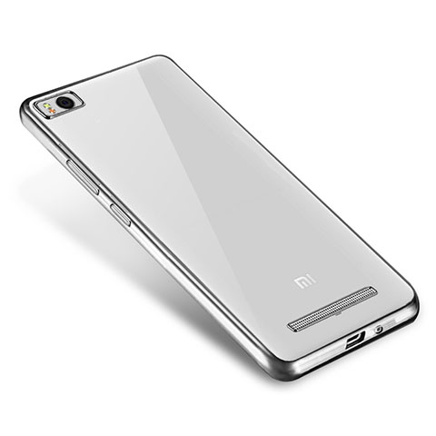 Funda Silicona Ultrafina Carcasa Transparente H01 para Xiaomi Mi 4C Plata