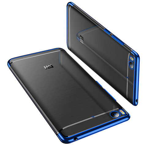 Funda Silicona Ultrafina Carcasa Transparente H01 para Xiaomi Mi 5S 4G Azul