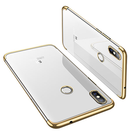 Funda Silicona Ultrafina Carcasa Transparente H01 para Xiaomi Mi 8 Oro