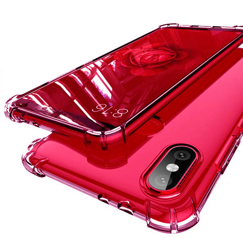 Funda Silicona Ultrafina Carcasa Transparente H01 para Xiaomi Mi A2 Rosa