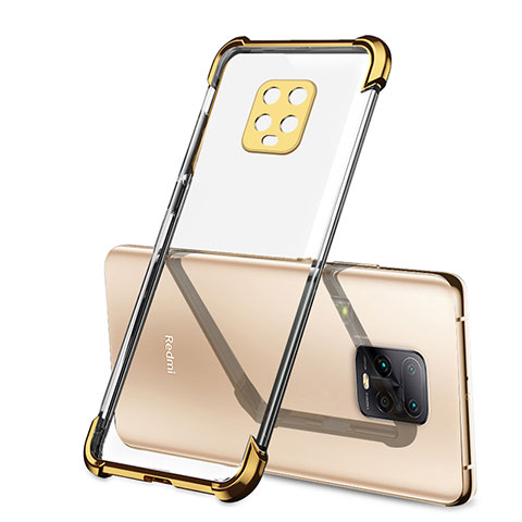 Funda Silicona Ultrafina Carcasa Transparente H01 para Xiaomi Redmi 10X Pro 5G Oro