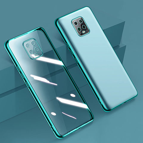 Funda Silicona Ultrafina Carcasa Transparente H01 para Xiaomi Redmi 10X Pro 5G Verde