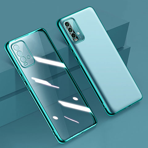 Funda Silicona Ultrafina Carcasa Transparente H01 para Xiaomi Redmi 9 Power Verde