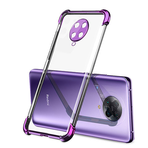 Funda Silicona Ultrafina Carcasa Transparente H01 para Xiaomi Redmi K30 Pro Zoom Morado