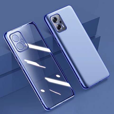 Funda Silicona Ultrafina Carcasa Transparente H01 para Xiaomi Redmi K50i 5G Azul