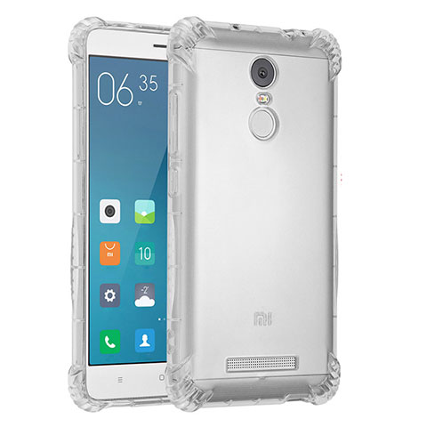 Funda Silicona Ultrafina Carcasa Transparente H01 para Xiaomi Redmi Note 3 MediaTek Claro