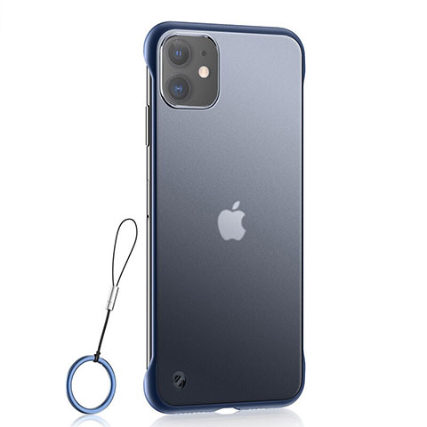 Funda Silicona Ultrafina Carcasa Transparente H02 para Apple iPhone 11 Azul