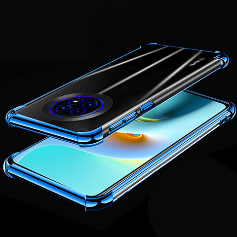 Funda Silicona Ultrafina Carcasa Transparente H02 para Huawei Enjoy 20 Plus 5G Azul