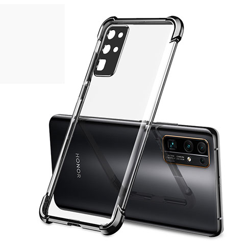 Funda Silicona Ultrafina Carcasa Transparente H02 para Huawei Honor 30 Negro