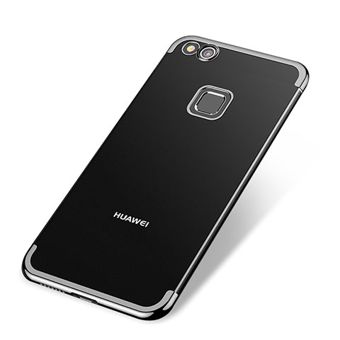 Funda Silicona Ultrafina Carcasa Transparente H02 para Huawei Honor 8 Lite Negro