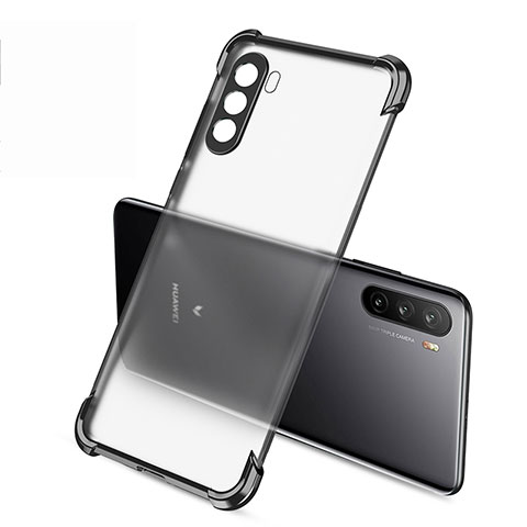 Funda Silicona Ultrafina Carcasa Transparente H02 para Huawei Mate 40 Lite 5G Negro