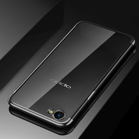 Funda Silicona Ultrafina Carcasa Transparente H02 para Oppo A3 Negro