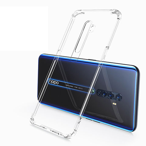 Funda Silicona Ultrafina Carcasa Transparente H02 para Oppo Reno2 Claro