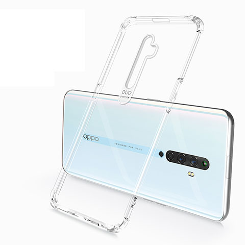 Funda Silicona Ultrafina Carcasa Transparente H02 para Oppo Reno2 Z Claro