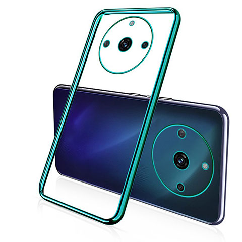 Funda Silicona Ultrafina Carcasa Transparente H02 para Realme Narzo 60 Pro 5G Verde