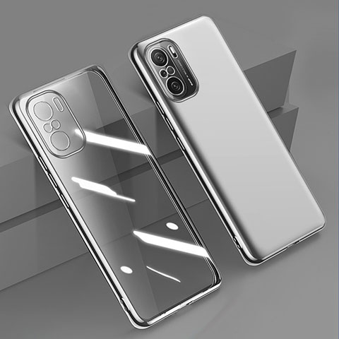 Funda Silicona Ultrafina Carcasa Transparente H02 para Xiaomi Mi 11X 5G Plata